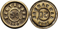 Colombia, Province of Santander 50 Centavos -