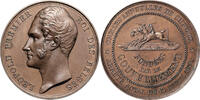 Belgium, Leopold I Medal 1839 Annual Horse Races aUNC