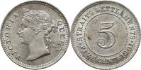 Straits Settlements 5 Cents -