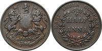 India British 1/2 Anna East India Company -