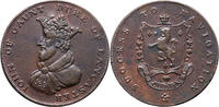 Great Britain. Lancashire, Lancaster 1/2 Penny Token John of Gaunt -