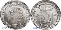 Netherlands - West Friesland Thaler (Zilveren Dukaat) 1757 NGC MS 63
