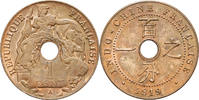 French Indo-China Cent 1917 A CH UNC