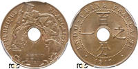 French Indo-China Cent 1917 A PCGS MS 65 BN