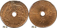 French Indo-China Cent 1921 A PCGS MS 65 RB