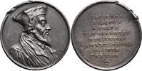 Switzerland, Geneva Silver Meda ca. 1725 Bishop Nicholas Ridley 1555 XF