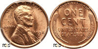 USA Lincoln Cent 1938 S San Francisco PCGS MS 63 RD
