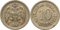 Serbia, Peter I 10 Para 1912 XF/XF-