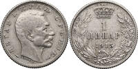 Serbia, Peter I 1 Dinar 1915 VF