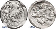 Heller 1457-1465 Silesia (Schlesien). Klodzko (Glatz) George of Podiebrad NGC MS 61