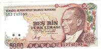 Türkei 5000 Lira 5000 Lira Türkei 1970 -