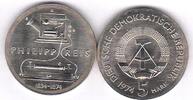 DDR 5 Mark 5 Mark Philipp REIS 1974 aus Original-Rolle -
