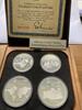 Kanada 30 DOLLAR OLYMPIADE MONTREAL 1976 Serie I 1973 2x5 und 2 x 10 Dollar PP Original + Zerti -