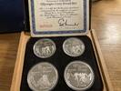Kanada 30 DOLLAR OLYMPIADE MONTREAL 1976 Serie VI 1976 2 x 5 und 2 x 10 Dollar PP Original+ Zerti -