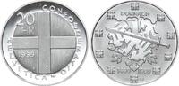 Schweiz 20 Franken 500 Jahre Schlacht bei DORNACH 1999 -