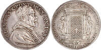 Kirchenstaat Piastra CLEMENS X. Anno IUB. 1675 PIASTRA in ss+ Auf die Öffnung der Heiligen Pforte -