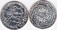 Frankreich 20 Euro MARIANNE 2019 € 20 Stempelglanz FDC aus Original-Rolle -