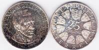 Österreich 25 Schilling 25 öS GRILLPARZER PP 1964 mit herrlicher Patina -