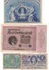 Deutschland 1000 Mark x 20 5 Banknoten Ros 34 , 82 insgesamt 5 Stück - gebraucht -