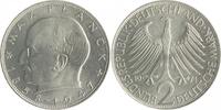 Deutschland 2 Deutsche Mark 2 DM MAX PLANCK 1971 D in vz-st -