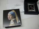 FRANKREICH 250 Euro 250 Euro 1/2 kg Silber coloriert 2021 Johann Vermeer polierte Platte ab Lager -