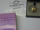FRANKREICH 50 Euro 50 Euro Gold 2011 Eiskunstlaufen Olympiade Sotschi -