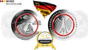 BRD 50 Euro 2022 5 x 10 Euro 2026 Rettungsdienste mit Polymerring A D F ... 179,90 EUR  Excl. 16,00 EUR Verzending