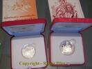 Vatikan 15 Euro 5 + 10 Euro Silber 2008 Weltjugendtag und Weltfriedenstag PP -