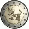 MONACO 2 Euro 2 Euro 2013 Monaco 20 Jahre UN Mitgliedschaft in PP OVP mit Zertifikat und Etui -