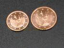 Andorra 1 + 2 Cent 1 und 2 Cent 2014 Andorra die beiden seltensten Eurokursmünzen bfr -