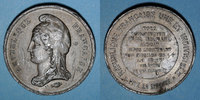 REVOLUTIONARY DOCUMENTS and WAR OF 1870 Guerre de 1870-71. Mort de Paul Richard, sous-lieutenant des mobiles de S. & O. Médaille étain 45,8 -