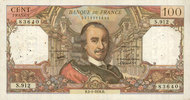 NOTES OF THE BANQUE DE FRANCE 100 francs Banque de France. Billet. Corneille, -