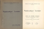 NUMISMATIC BOOKS 13-15 n. Chr. Ciani, vte aux enchères 13-15.12.1937. Collection de Feu M. J. Florange de Sierck, lot 2 ex, 1 ss pl Couverture pa...