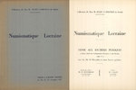 NUMISMATIC BOOKS 13-15 n. Chr. Ciani, vente aux enchères 13-15.12.1937. Collection de Feu M. Jules Florange de Sierck Trés bon état.