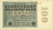 GERMANY mark Allemagne. Billet. 100 millions de Série D -