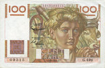 NOTES OF THE BANQUE DE FRANCE 100 francs Banque de France. Billet. jeune paysan, -