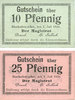 GERMANY - EMERGENCY NOTES (1914-1923) A - J 10 pf Bischofswerder (Biskupiec, Pologne). Stadt. Billets. 25 pfennig (1921) -