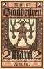 GERMANY - EMERGENCY NOTES (1914-1923) A - J 2 mark Blaubeuren. Amtskörperschaft. Billet. n.d. - -