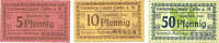 GERMANY - EMERGENCY NOTES (1914-1923) A - J 50 pf Calbe a. Milde. Verkehrs-Verein. Billets. (1920), 5 pf, 10 pf -