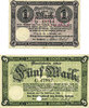 GERMANY - EMERGENCY NOTES (1914-1923) A - J 1 mark Cochen. Landkreis. Billets. 5 mark -