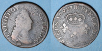 FRENCH ROYAL COINS Louis XIV (1643-1715). Monnayage particulier de Strasbourg. Quatre deniers -