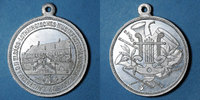 ALSACE Alsace. Mulhouse. 2e concours des sociétés de musique d'Alsace-Lorraine. Médaille en aluminium -