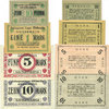 GERMANY - WAR PRISON CAMPS (1914-1918) 10 pf Allemagne. Döberitz. Gefangenenlager. Billets. 1 mk, 5 mk, 10 mk n.d. -