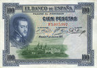 OTHER FOREIGN NOTES 100 pesetas Espagne. Banque d'Espagne. (1936) -