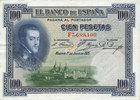 OTHER FOREIGN NOTES 100 pesetas Espagne. Banque d'Espagne. (1936) -