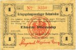 GERMANY - WAR PRISON CAMPS (1914-1918) 1 pfennig Allemagne. Holzminden. Kriegsgefangenenlager. Billet. octobre 1915 -