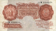 OTHER FOREIGN NOTES 10 shillings Grande Bretagne. -