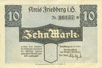 GERMANY - EMERGENCY NOTES (1914-1923) A - J 10 mark Friedberg. Stadt. Billet. -