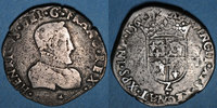 FRENCH ROYAL COINS Teston Charles IX (1560-1574). Monnayage au nom de Henri II. du Dauphiné Grenoble (Z pointé) -