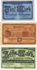 GERMANY - EMERGENCY NOTES (1914-1923) A - J 5 mark Gera. Stadt. Billets. 10 mark, 20 mark n.d. - -